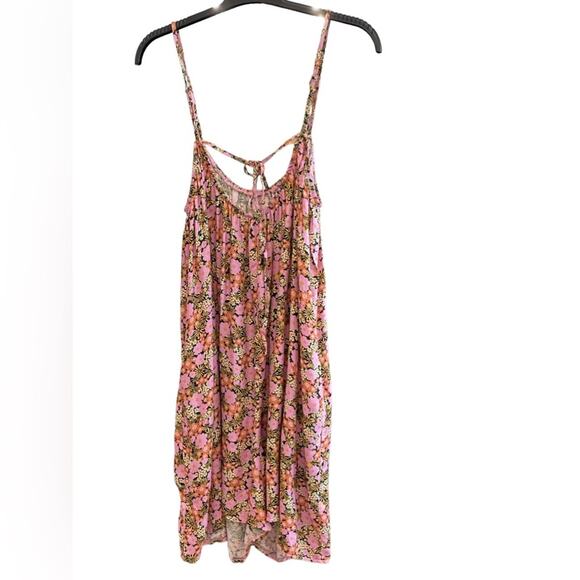 NEW ~ TOPSHOP NORDSTROM ~ Floral Mini Sundress 14 100% Viscose - Picture 3 of 8